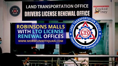 lto robinsons imus opening hours|Driver's License Renewal at the New LTO District .